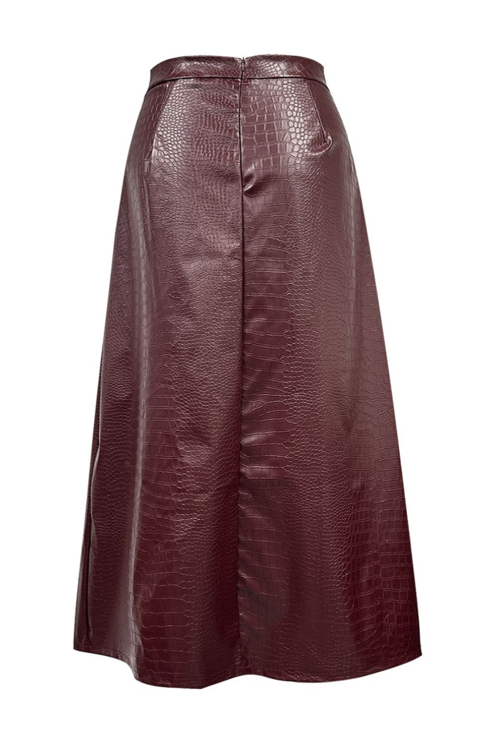 High Waist Midi Skirt - Stylish & Comfortable Fitggins