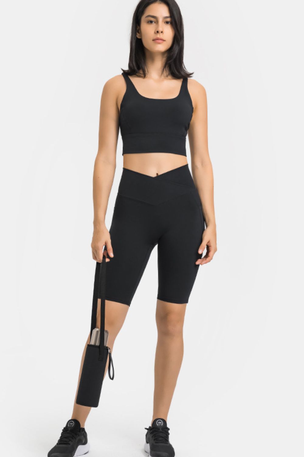 Millennia High Waist Biker Shorts with Pockets Fitggins