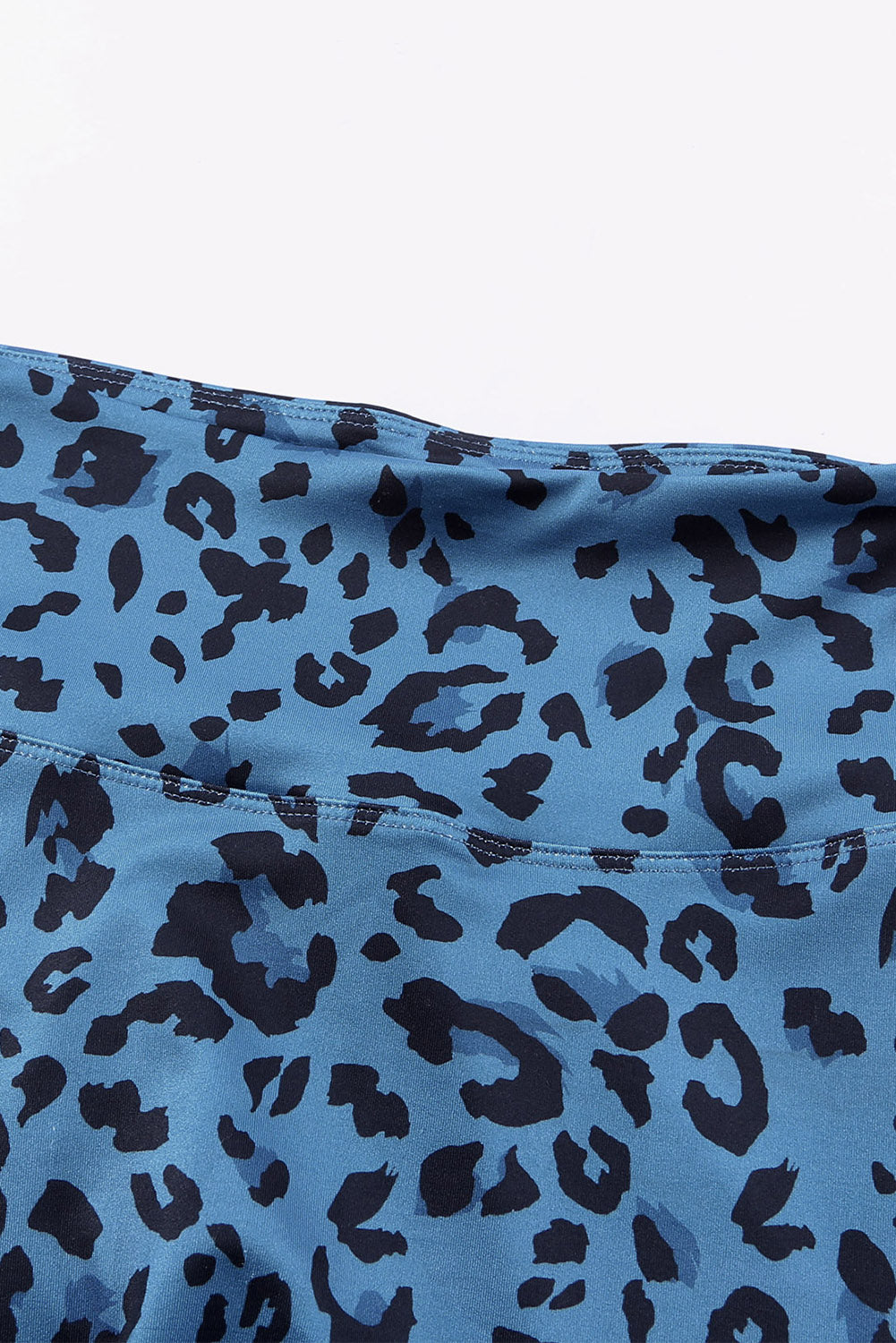Leopard Print Wide Waistband Leggings Fitggins