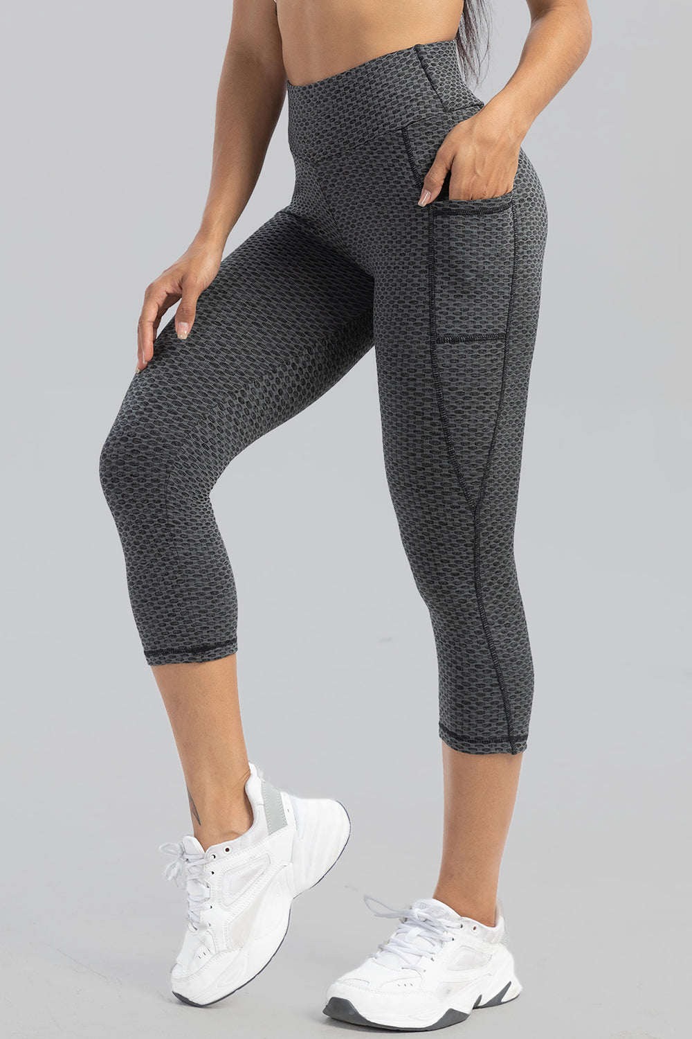 Contrast Stitching High Waist Active Pants - Leggings - FITGGINS