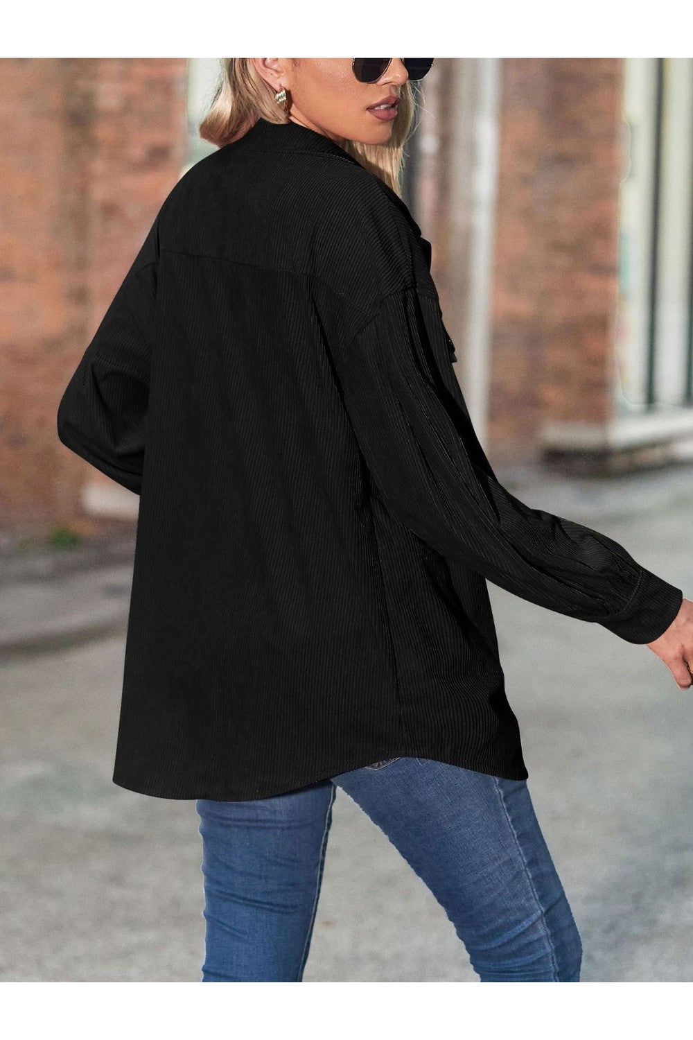 Mandy Button Up Sheer Long Sleeve Shirt Fitggins