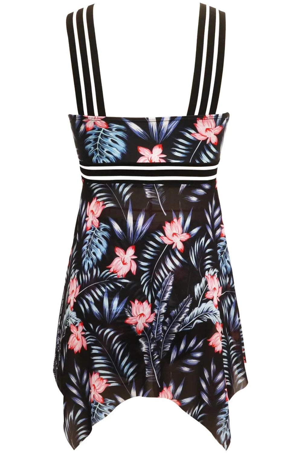 Playful Cutout Printed Two-Piece Swim Set Fitggins