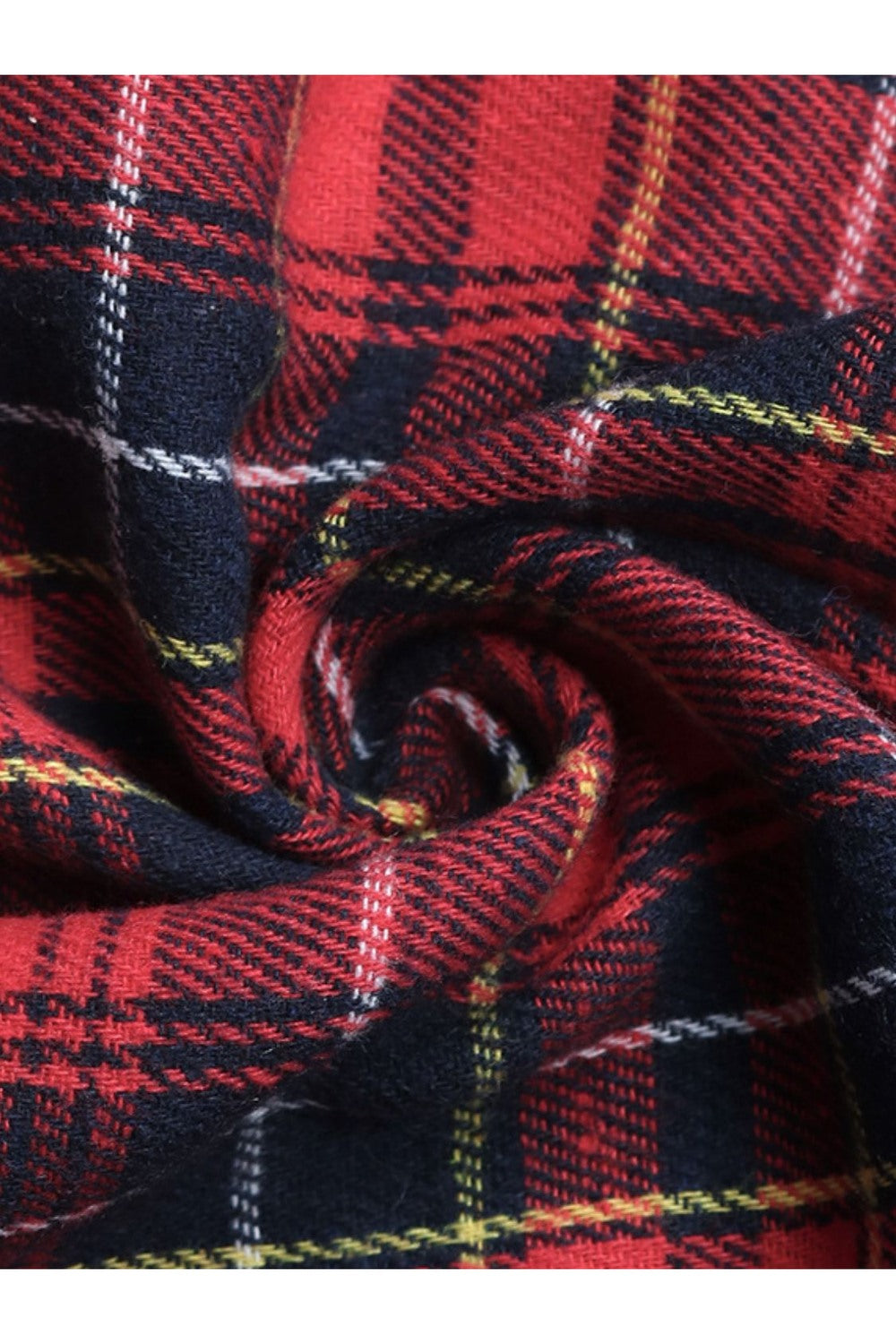 Perfee Plaid Long Sleeve Button Up Shirt Fitggins