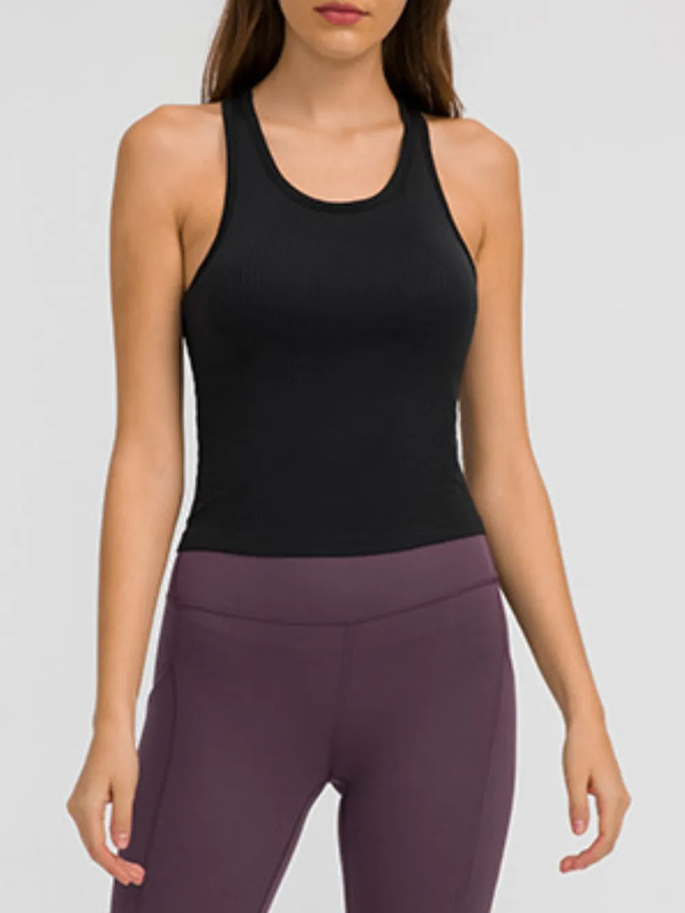 Millennia Round Neck Racerback Active Tank Fitggins