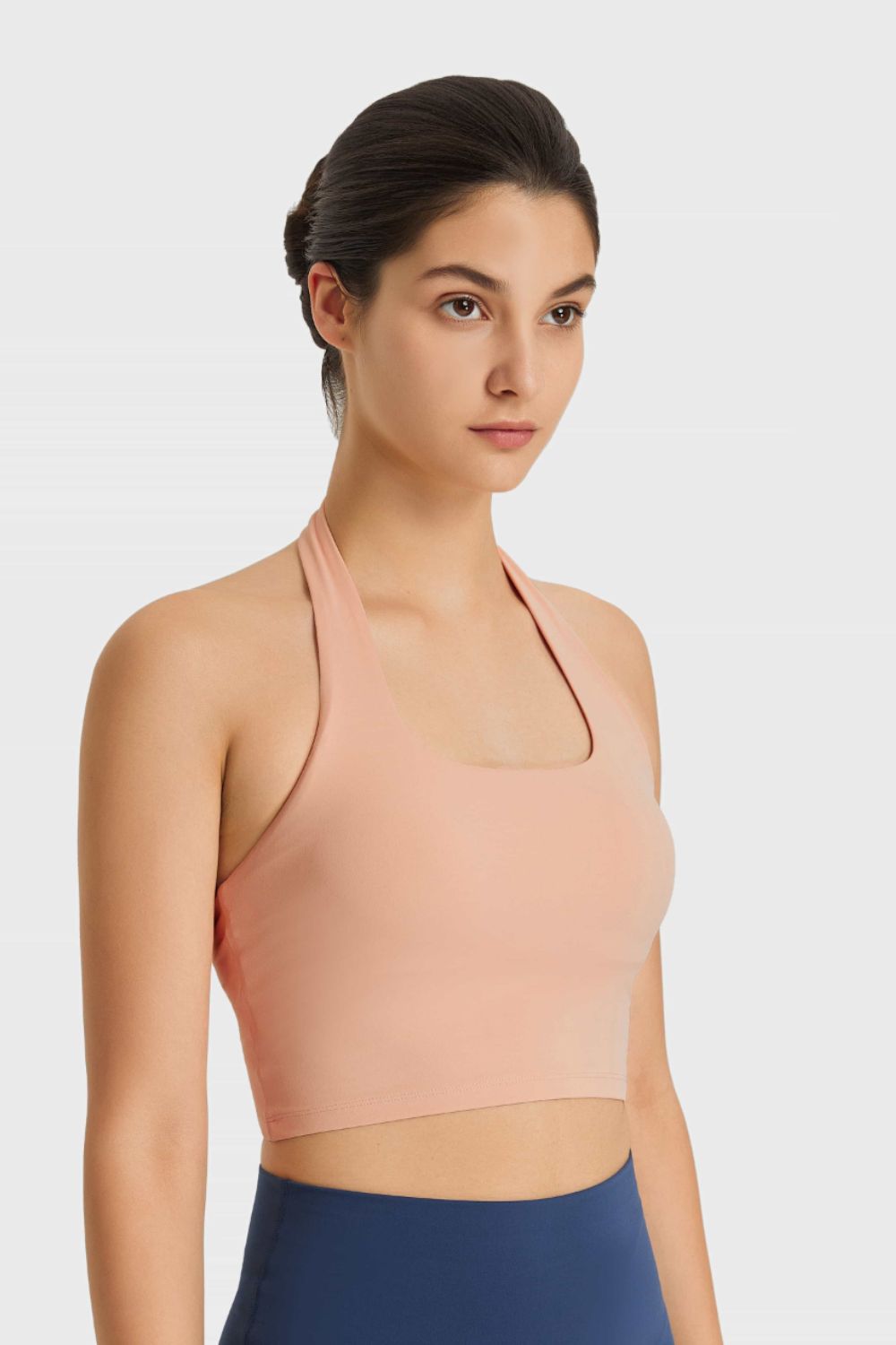 Millennia Breathable Halter Neck Sports Bra Fitggins
