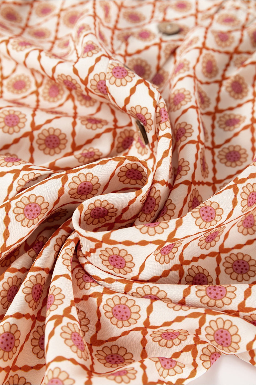 Stylish Printed Long Sleeve Button Down Shirt Fitggins