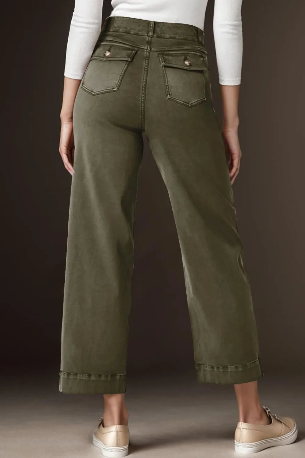 High Waist Jeans with Pockets Fitggins