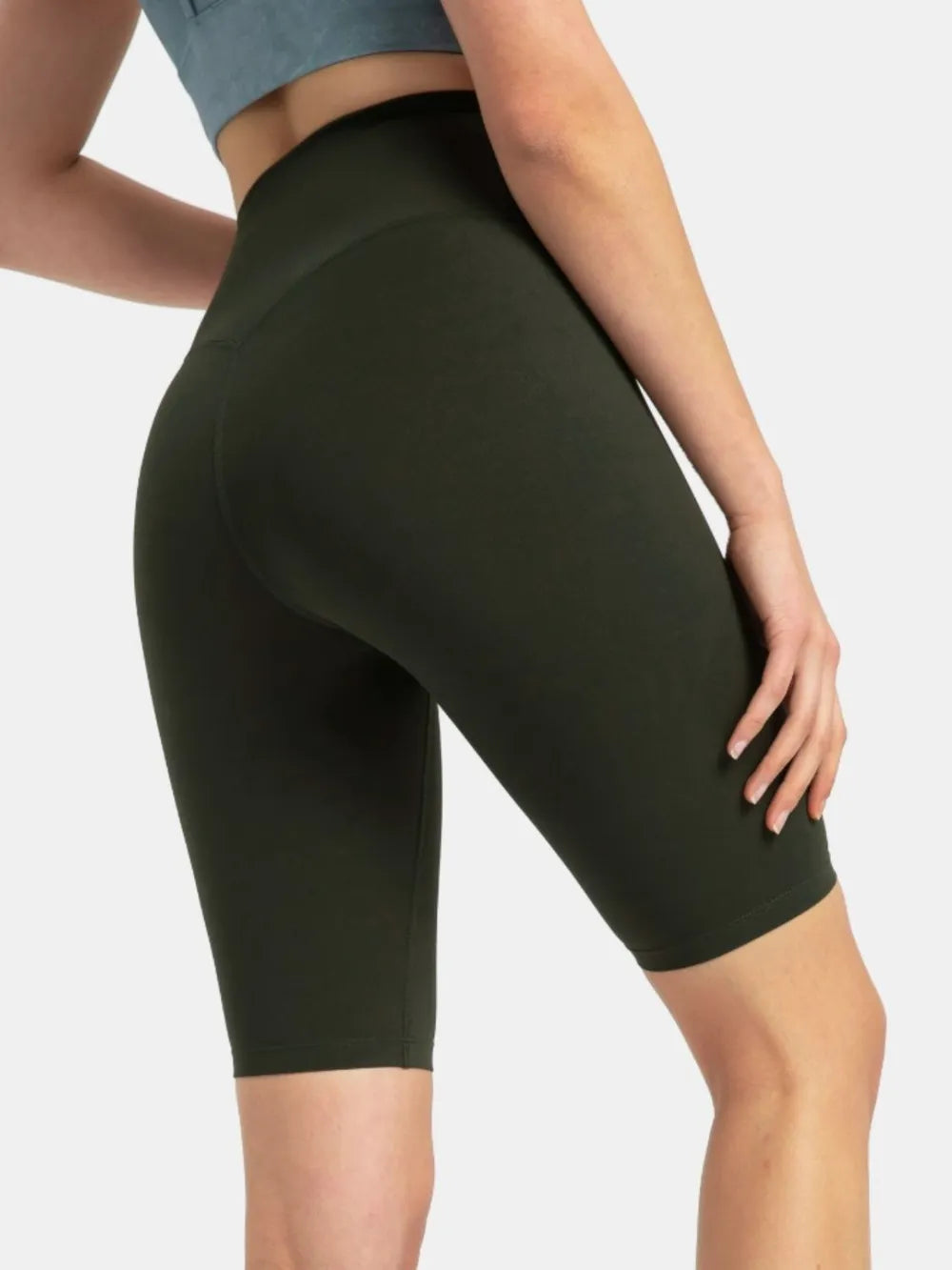 Millennia High Rise Wide Waistband Active Shorts Fitggins