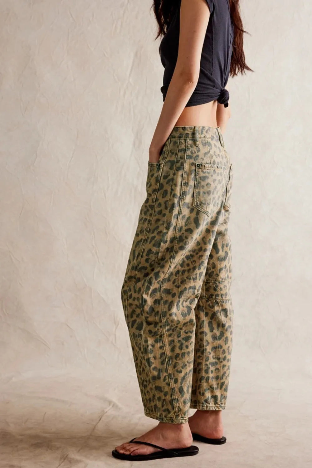 Wide Leg Jeans with Pockets Fitggins