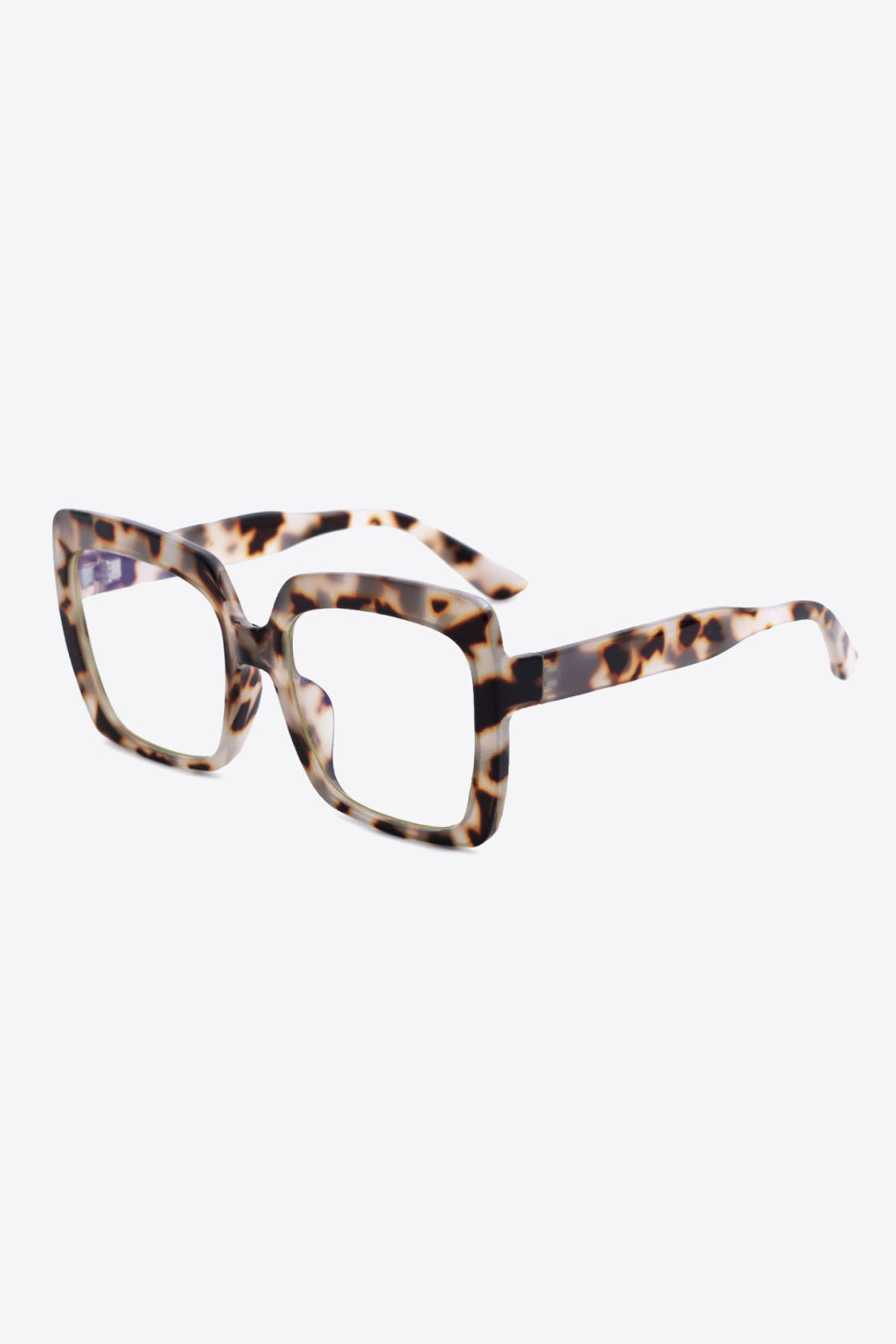 Tortoiseshell Full Rim Square Sunglasses - Sunglasses - FITGGINS