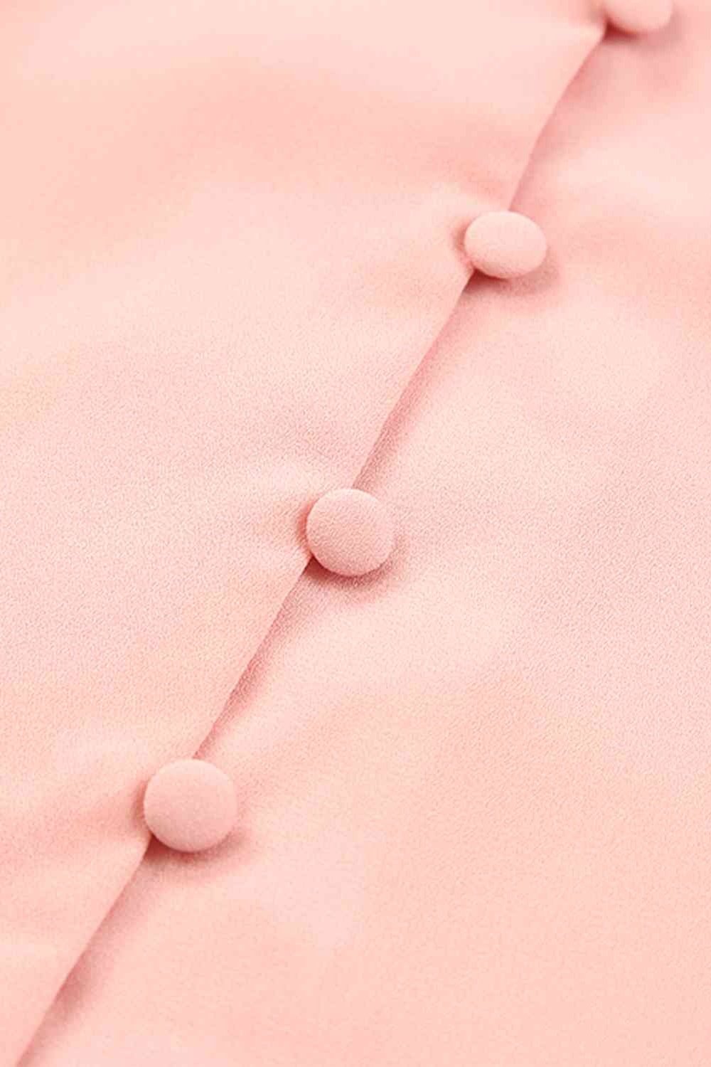 V-Neck Tie Hem Flutter Sleeve Blouse Fitggins