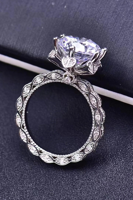 The Top 3 - 5 Carat Moissanite Rings