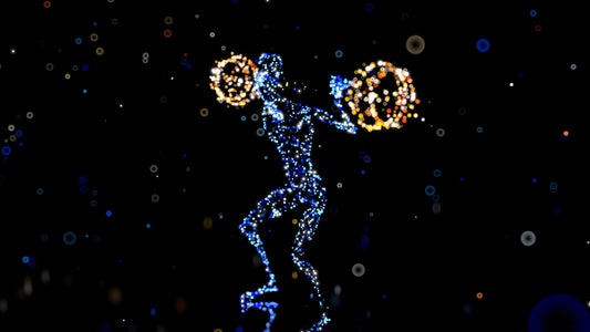 a statue of a person holding a tennis racket