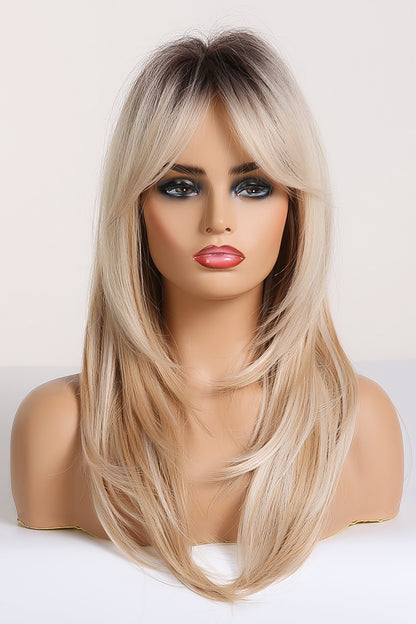 Mid-Length Wave Synthetic Wigs 24'' - Hair - FITGGINS