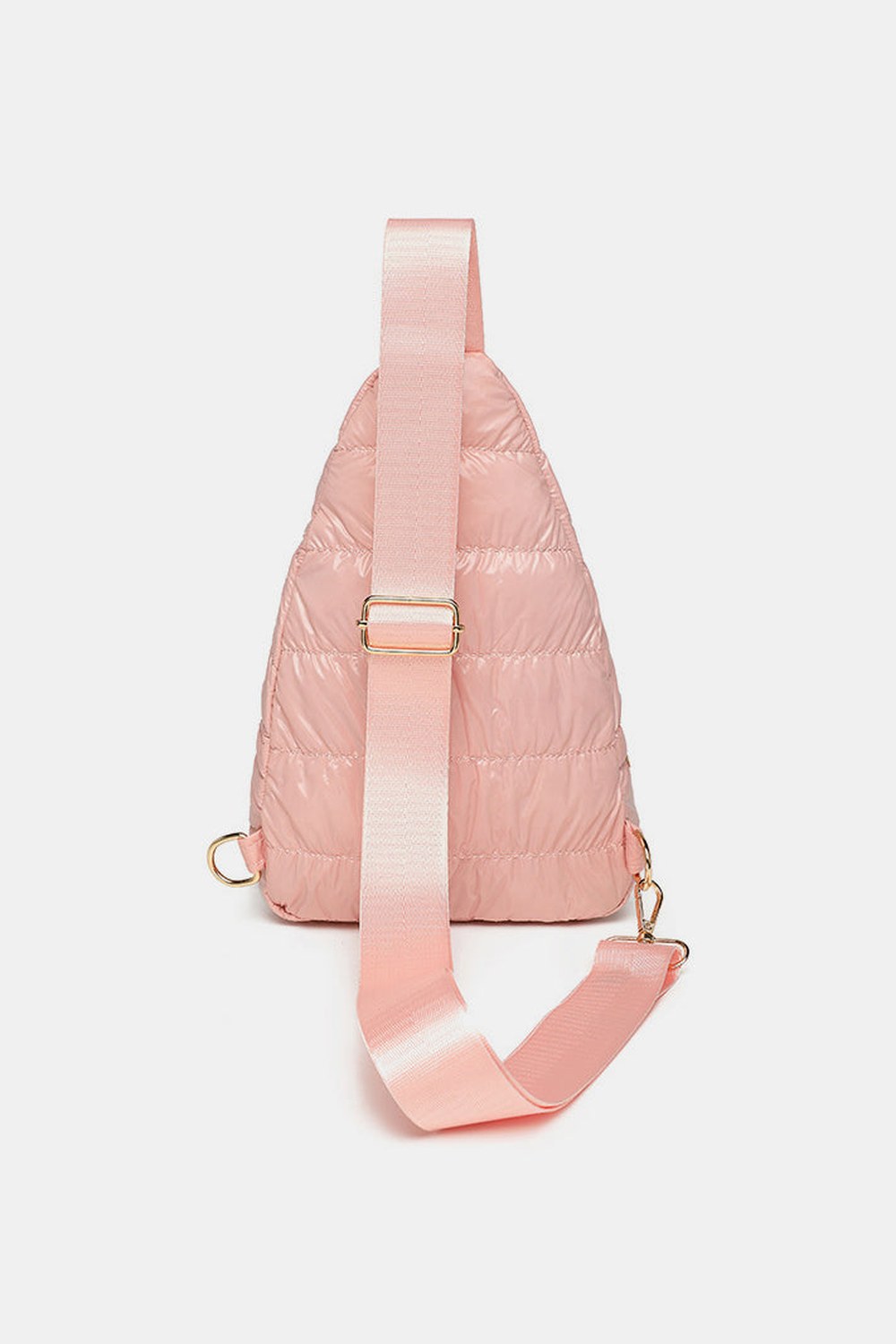 Quilted Adjustable Strap Puffy Sling Bag - Handbag - FITGGINS