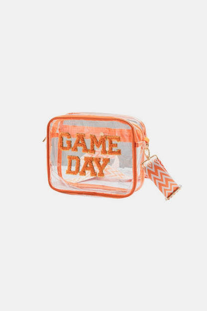 Zenana GAME DAY Stadium Approved Transparent Crossbody Bag - Handbag - FITGGINS