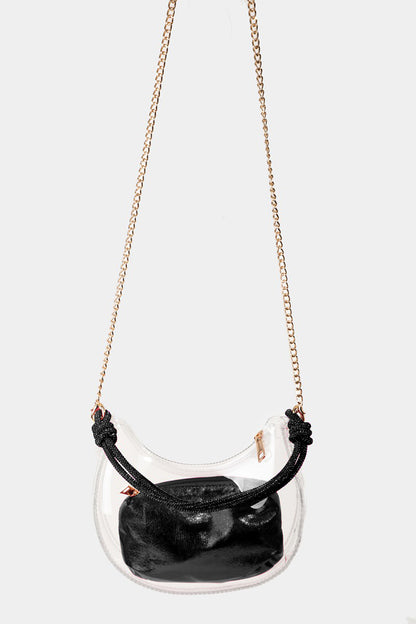 Fame Clear See Through Baguette Bag - Handbag - FITGGINS