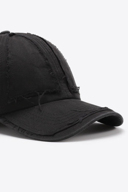 Distressed Adjustable Baseball Cap - Hats - FITGGINS