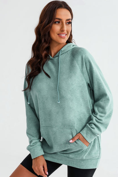 Long Sleeve Front Pocket Hoodie Fitggins