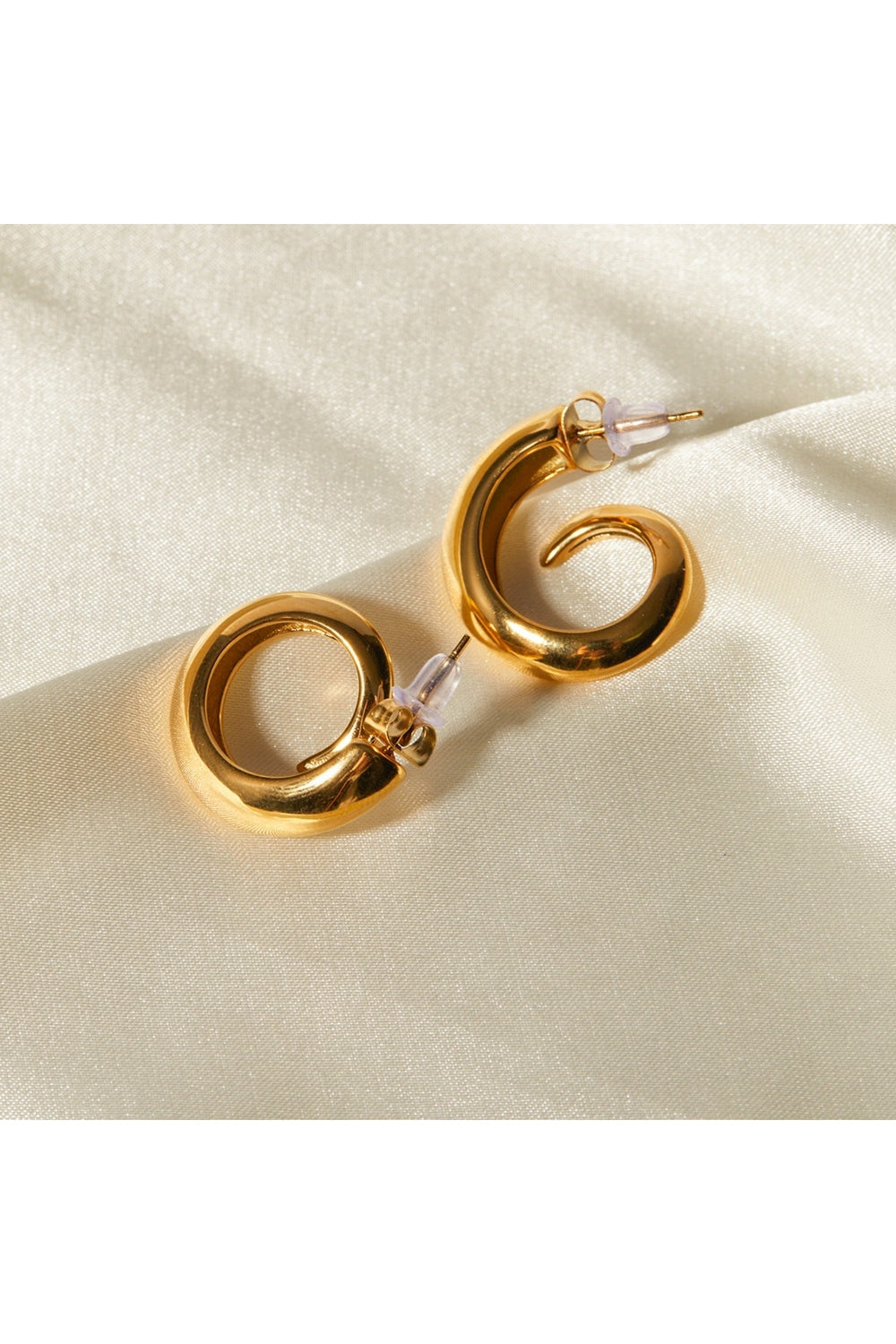 18K Gold-Plated Stainless Steel Earrings - Earrings - FITGGINS