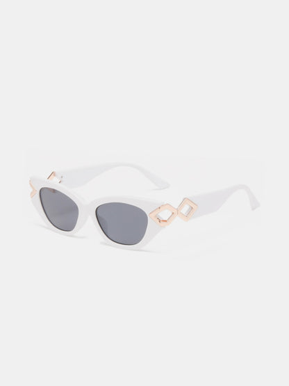 Polycarbonate Frame Cat-Eye Sunglasses - Sunglasses - FITGGINS