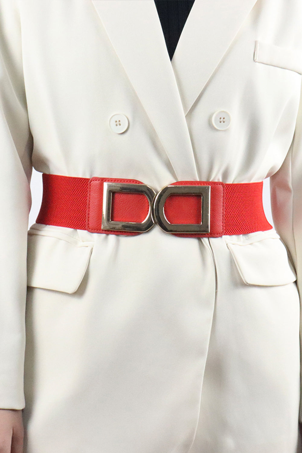 Double D Buckle PU Belt - Belt - FITGGINS