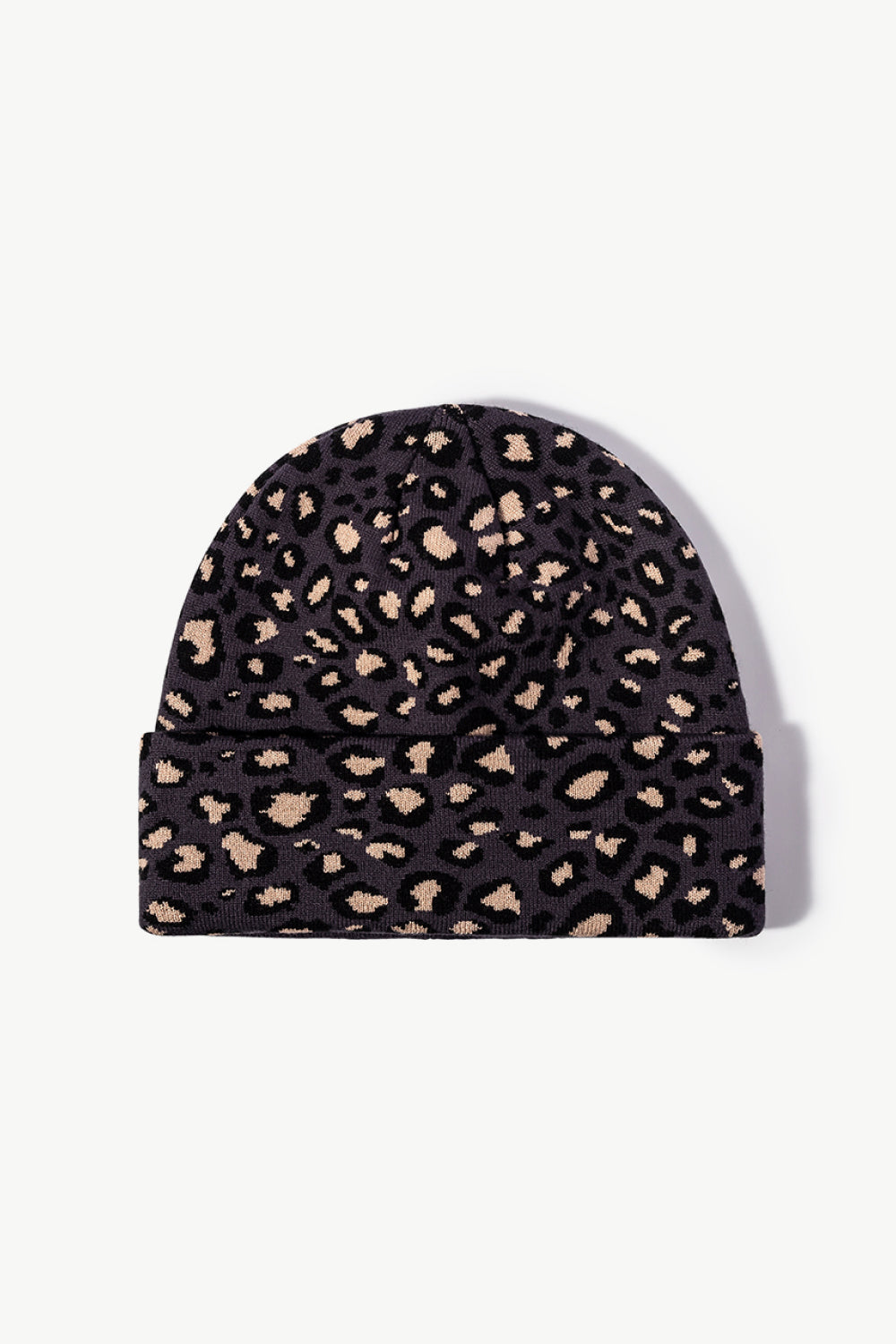 Leopard Pattern Cuffed Beanie - Hats - FITGGINS