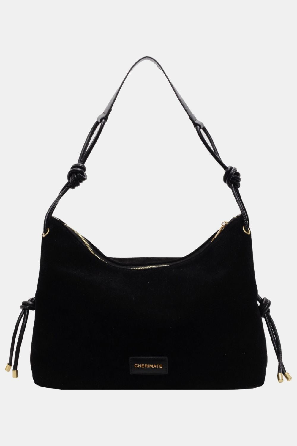 Suede Large Shoulder Bag - Handbag - FITGGINS