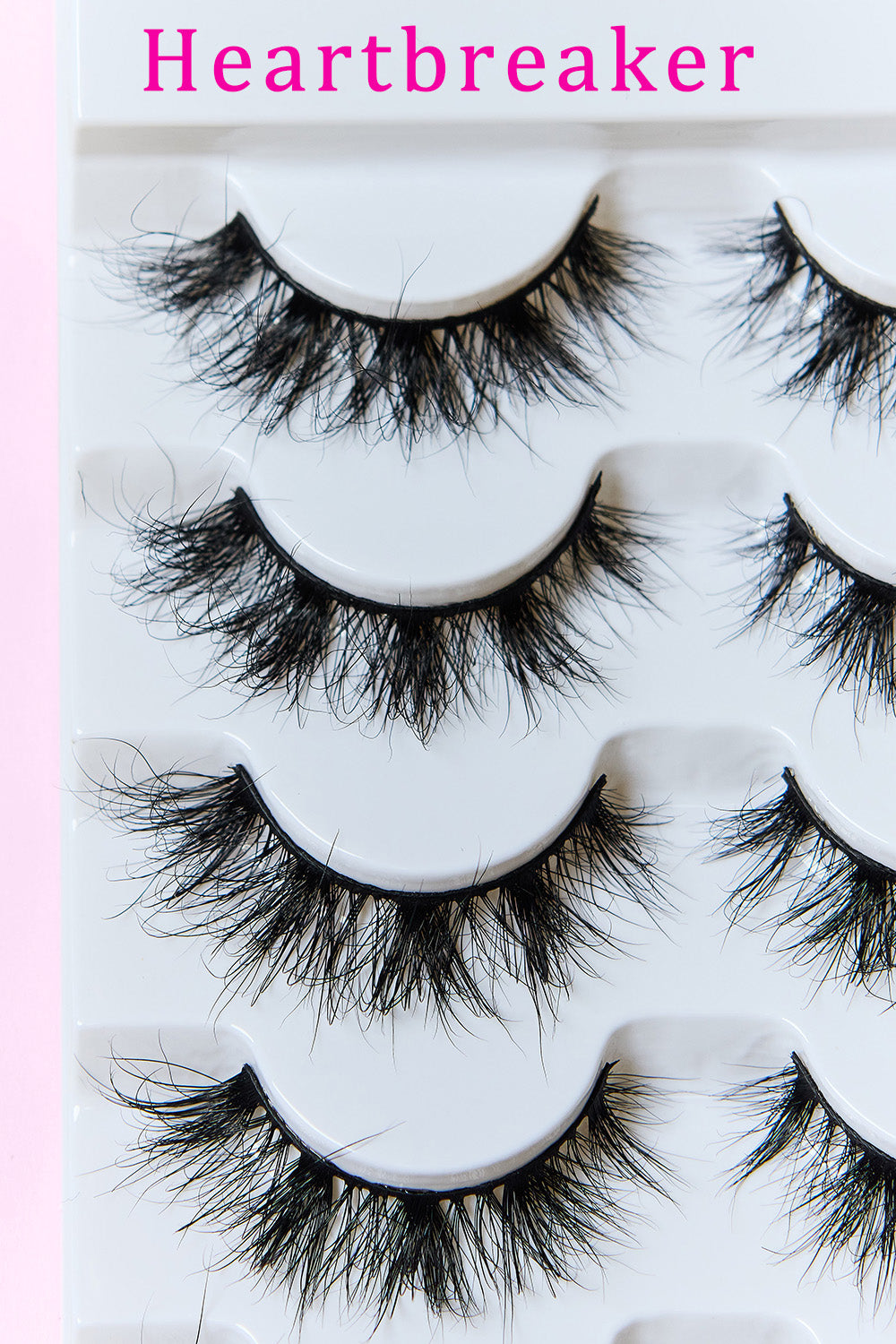 SO PINK BEAUTY Mink Eyelashes 5 Pairs - - FITGGINS