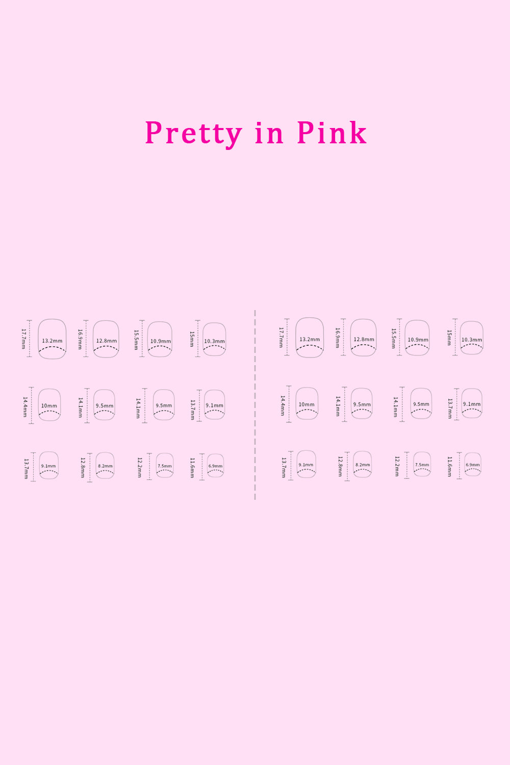 SO PINK BEAUTY Press On Nails 2 Packs - - FITGGINS