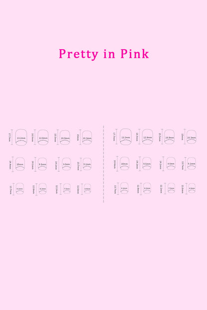 SO PINK BEAUTY Press On Nails 2 Packs - - FITGGINS