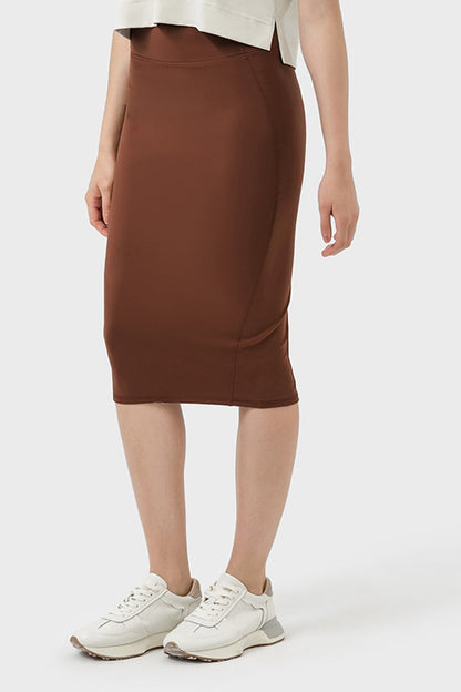 Millennia Slit Wrap Active Skirt - Shirts - FITGGINS