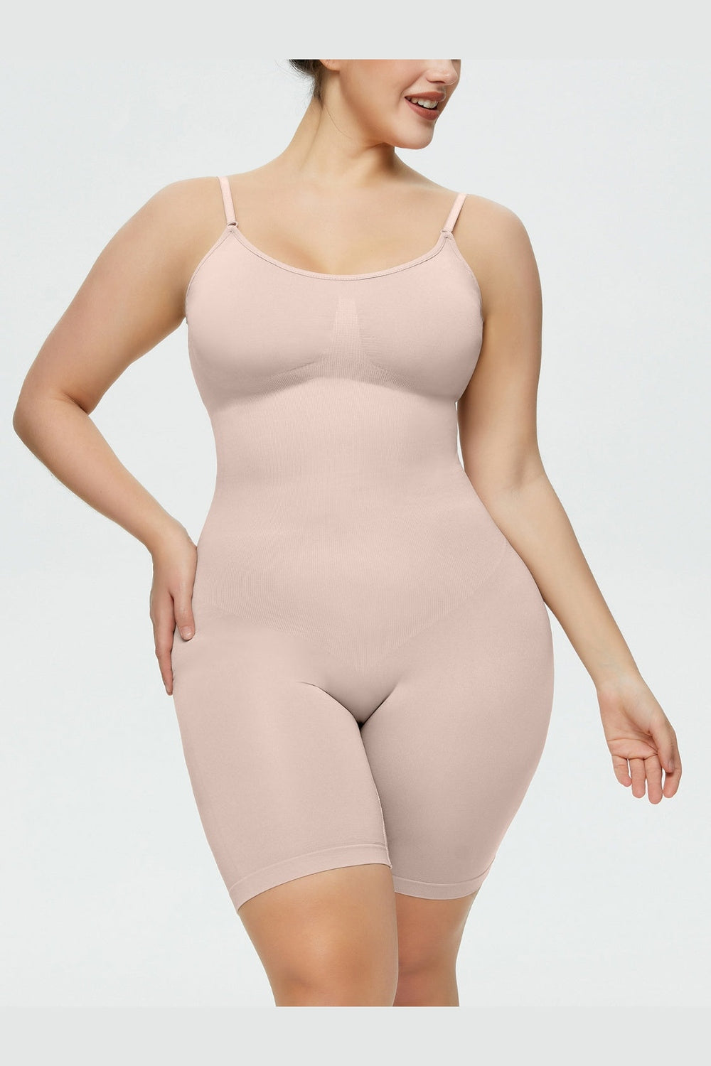 Spaghetti Strap Shaping Romper - Shapewear - FITGGINS