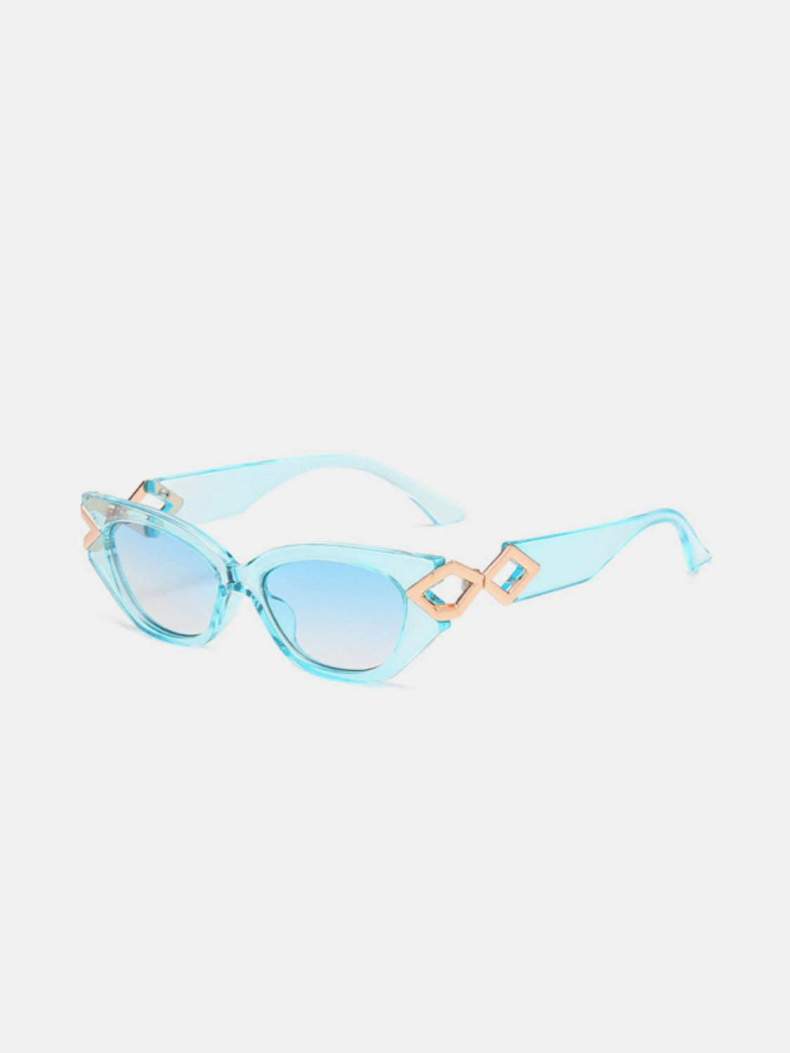 Polycarbonate Frame Cat-Eye Sunglasses - Sunglasses - FITGGINS