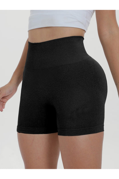 High Waist Active Shorts - Short Leggings - FITGGINS