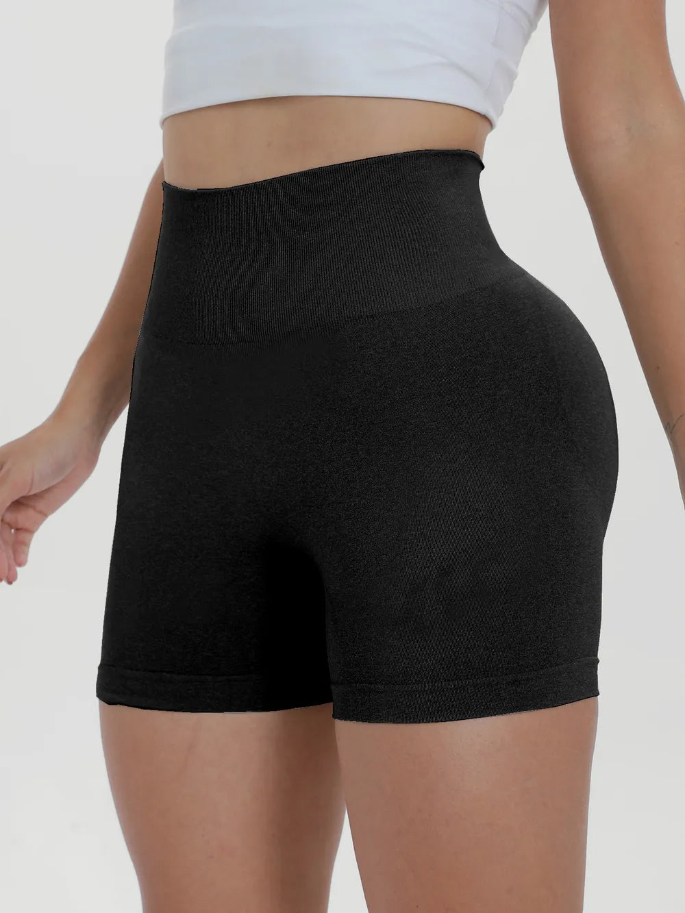 High Waist Active Shorts Fitggins