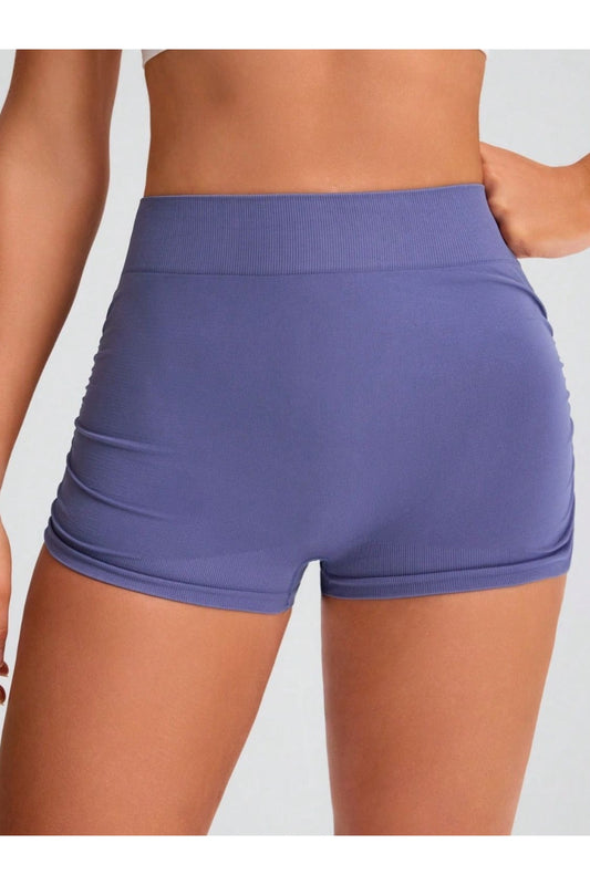 Elastic Waist Active Shorts - Short Leggings - FITGGINS