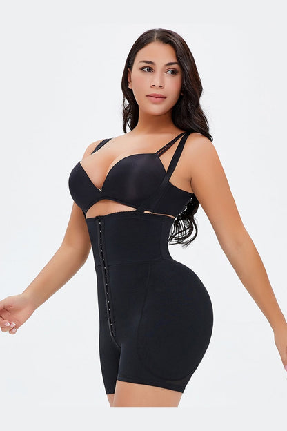 Full Size Hook-and-Eye Under-Bust Shaping Bodysuit - Shapewear - FITGGINS