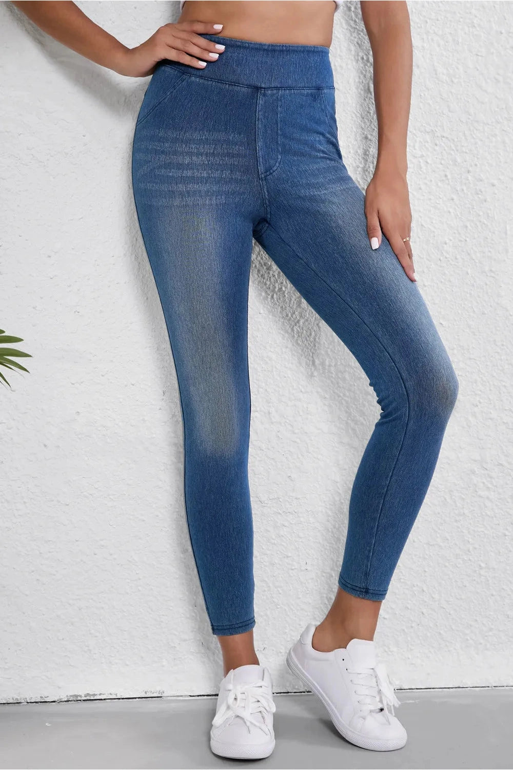 High Waist Skinny Jeans - Jeans - FITGGINS