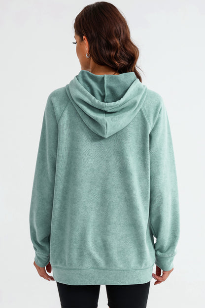 Long Sleeve Front Pocket Hoodie Fitggins