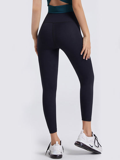 Wide Waistband Sports Leggings Fitggins