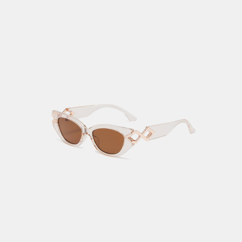 Polycarbonate Frame Cat-Eye Sunglasses - Sunglasses - FITGGINS