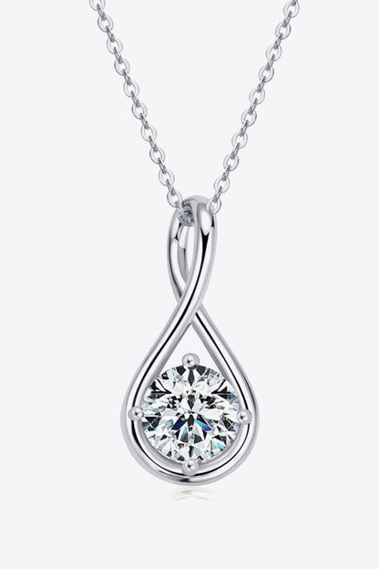 2 Carat Moissanite 925 Sterling Silver Necklace - Necklaces - FITGGINS