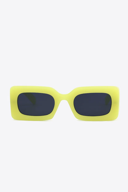 Polycarbonate Frame Rectangle Sunglasses - Sunglasses - FITGGINS