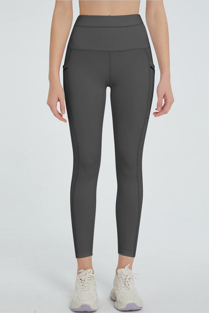 High Waist Active Leggings - Leggings - FITGGINS