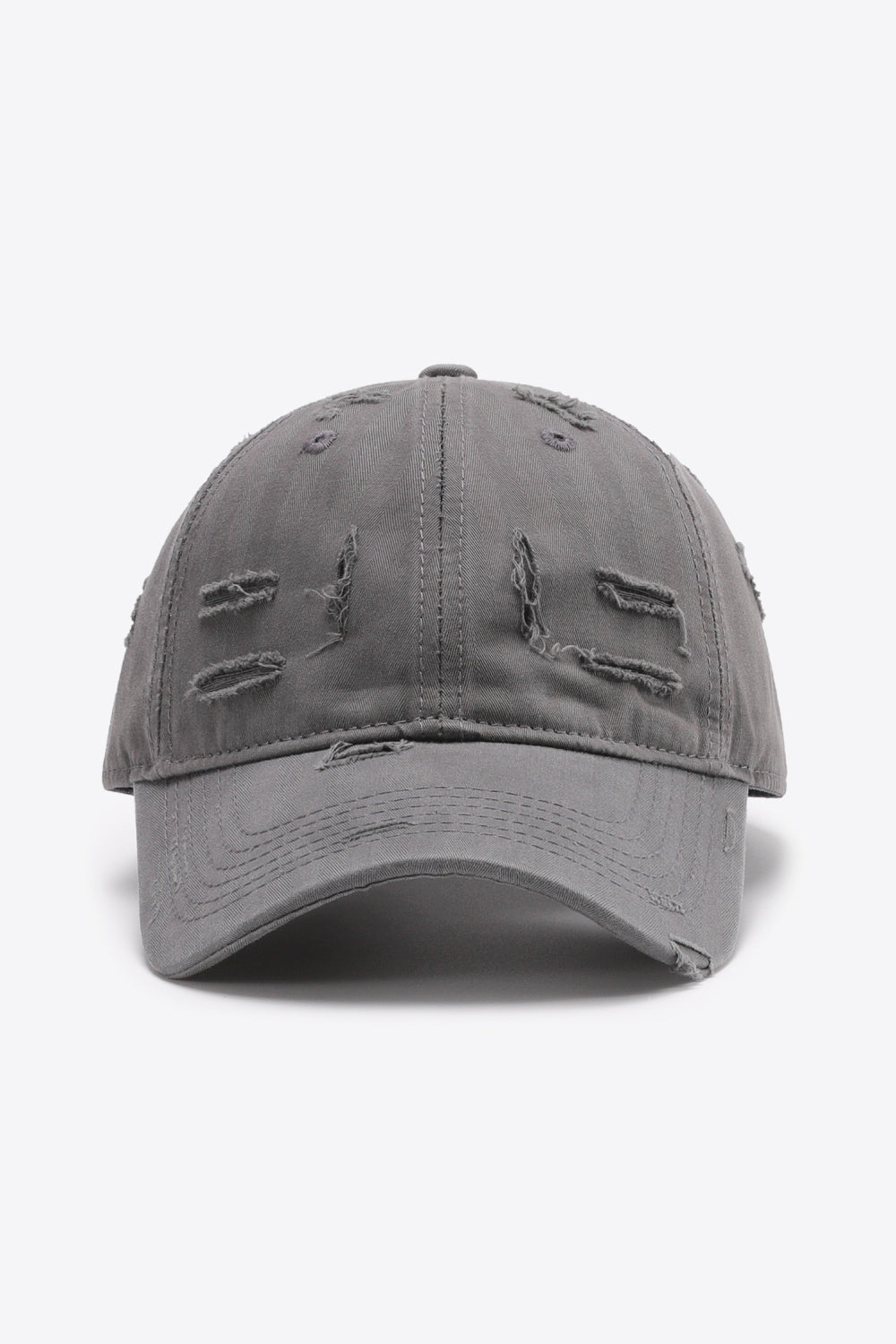 Distressed Adjustable Baseball Cap - Hats - FITGGINS