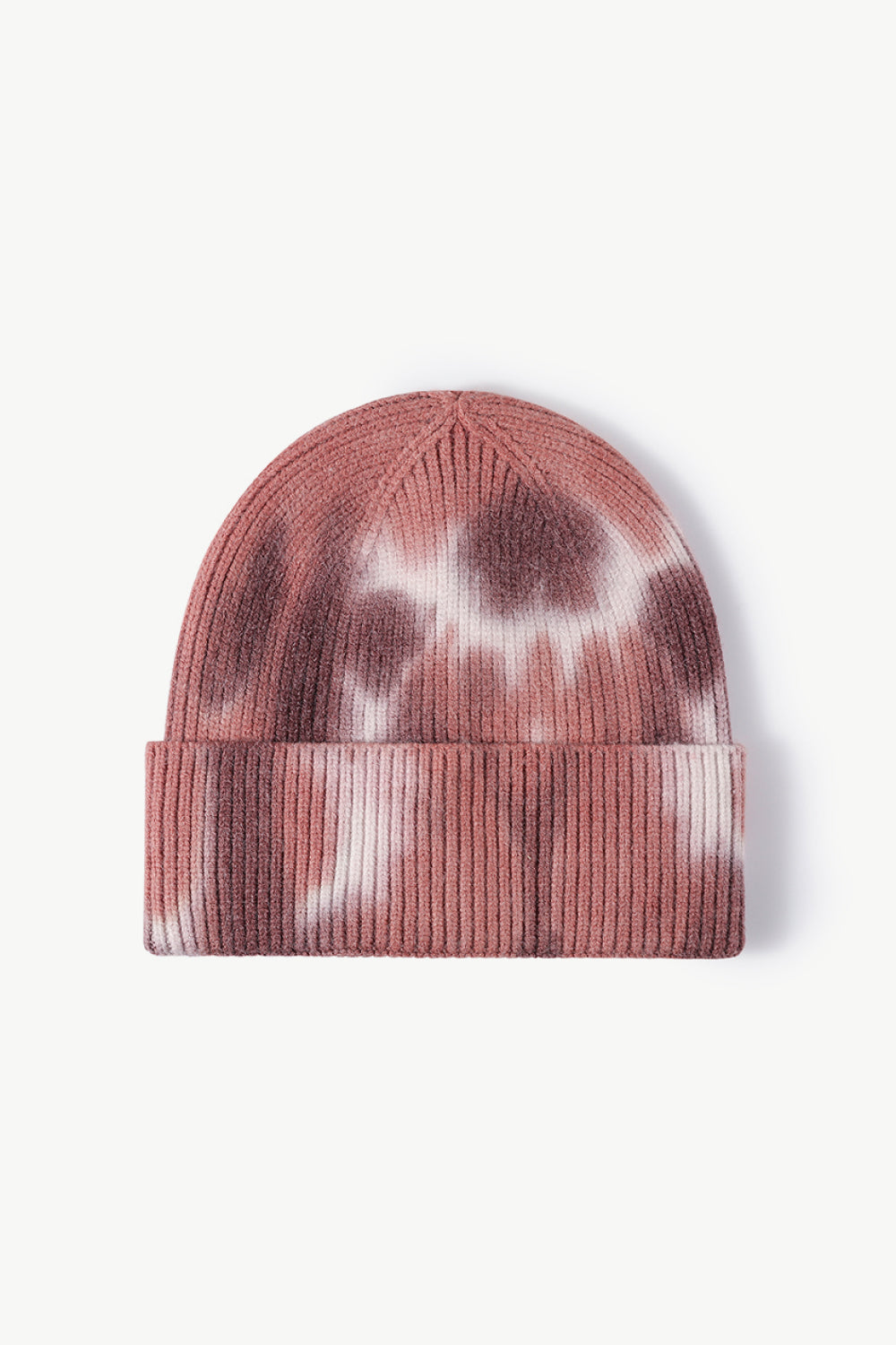 Tie-Dye Cuffed Knit Beanie - Hats - FITGGINS