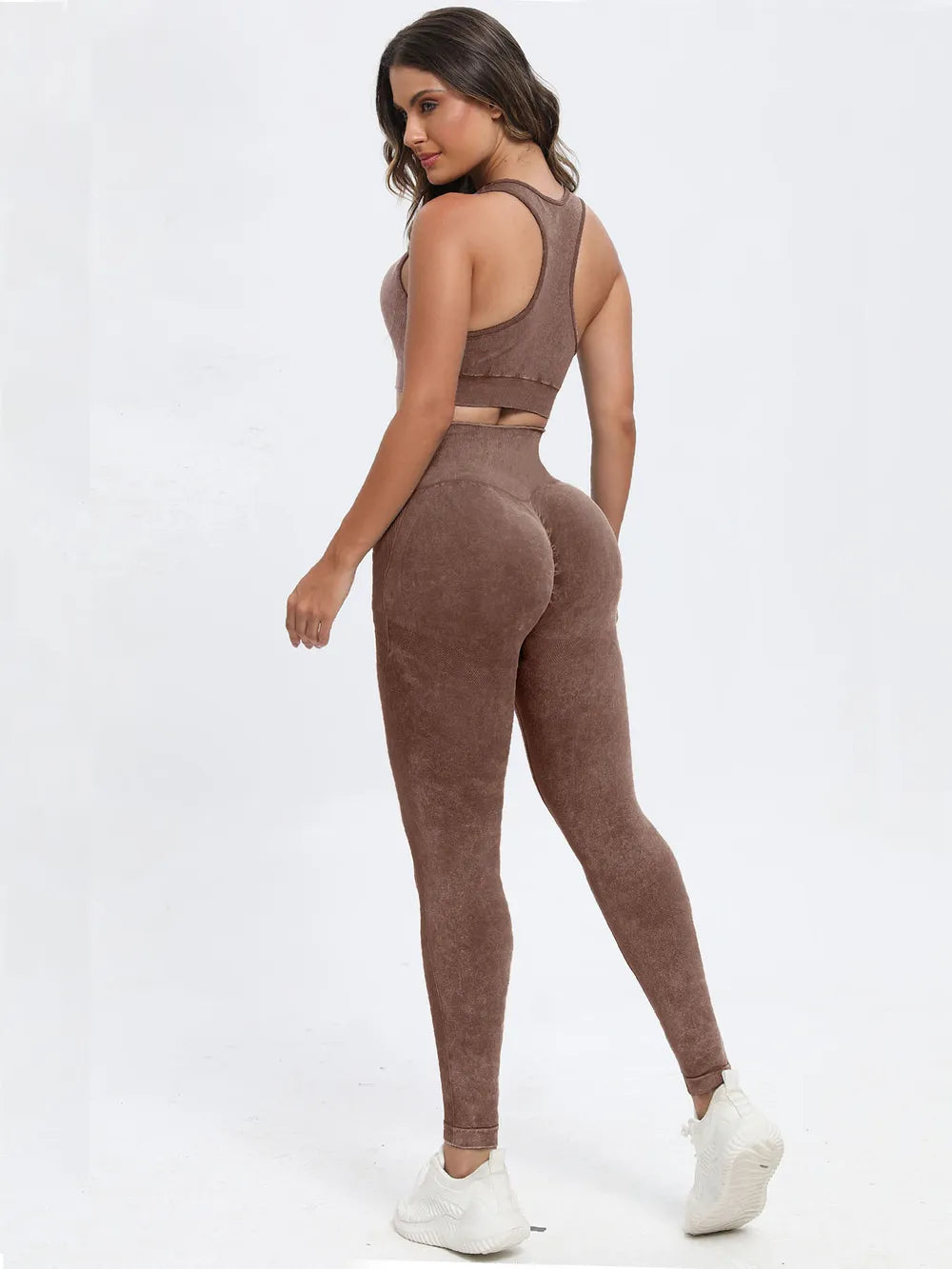 Scoop Neck Wide Strap Top and Pants Active Set Fitggins