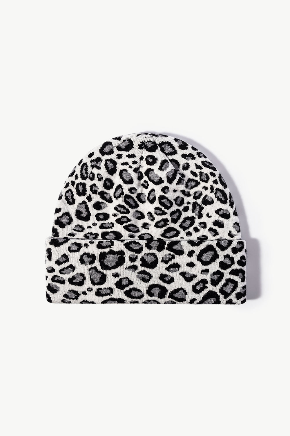 Leopard Pattern Cuffed Beanie - Hats - FITGGINS