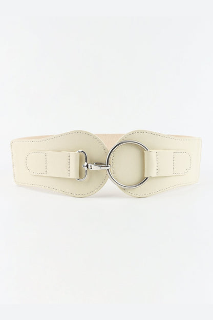 PU Elastic Wide Belt - Belt - FITGGINS